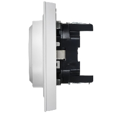 Розетка IEK BR-R21-16-K91-F 2-м СП BRITE РС12-3-БрАБ 16А в сборе с заземл. без защ. шторок арктич. бел.