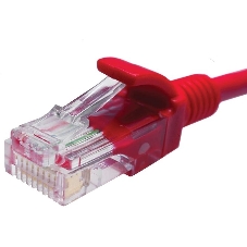 Патч-корд Suprlan 10-0152 UTP RJ-45 вил.-вилка RJ-45 cat.5e 1м красный LSZH 24AWG