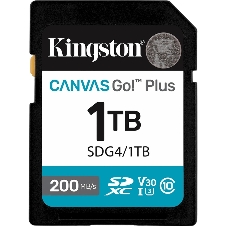Флеш карта SDXC 1Tb Kingston SDG4/1Tb Canvas Go! Plus w/o adapter