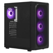 Компьютерный корпус XASTRA A407 4ARGb Black ATX/Mesh/tempered glass/4x120мм ARGb PWM fans/A407-4FC12A