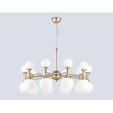 Люстра Ambrella light LH51051/20 GD/FR золото/белый матовый G9*20 max 28W D750*460