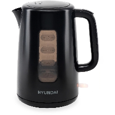 Чайник электрический Hyundai HYK-P2501 2.5л. 2200Вт черный (корпус: пластик)