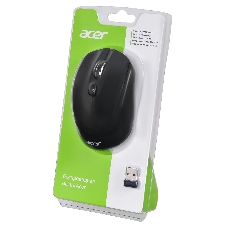 Мышь беспроводная Acer OMR040 черный, 1600 dpi, радиоканал, USB, кнопки - 6