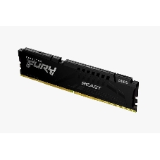Оперативная память Kingston Fury Beast, DDR5, 16GB (1x16GB), 5600MHz, CL40, DIMM, с радиаторами, черный
