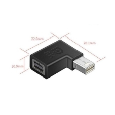 Удлинитель Mini Displayport угловой папа-мама