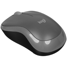 Мышь беспроводная Logitech M186 черный/серый, 1000 dpi, радиоканал, USB, кнопки - 3