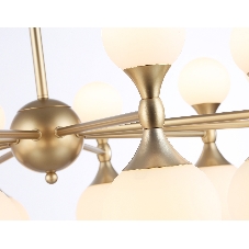 Люстра Ambrella light LH51051/20 GD/FR золото/белый матовый G9*20 max 28W D750*460