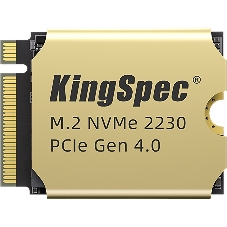 Накопитель SSD Kingspec SSD XF-1TB 2230, 1024GB, M.2(22x30mm), NVMe, PCIe 4.0 x4, R/W 5000/4400MB/s, IOPs н.д./н.д., TBW 1200, DWPD 1.07 (3 года)