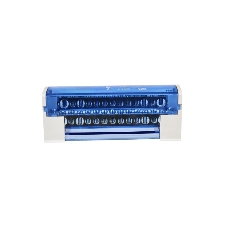 Шина на DIN-рейку в корпусе (кросс-модуль) ШНК 2х15 L+PEN IEK YND10-2-15-125