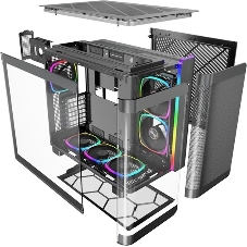 Компьютерный корпус Montech King 95 PRO черный без БП ATX 4x120мм 2x140мм 2xUSB3.0 1xUSB3.1 audio bott PSU