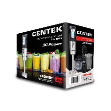 Блендер погружной Centek CT-1342 1400 Вт, черный/стальной
