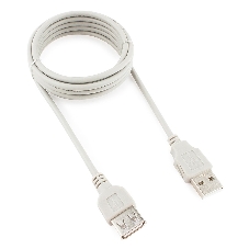 Кабель удлинит. USB2.0 Gembird/Cablexpert CC-USB2-AMAF-6-N серый (1.8м, AM/AF, пакет) (CC-USB2-AMAF-6-N)