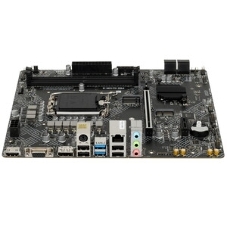 Материнская плата MSI PRO H610M-G WIFI, LGA 1700, Intel H610, 2xDDR4 (до 64 ГБ), 4xSATA, 1xM.2 (PCIe 3.0 x4), 1xPCIe 4.0 x16, 2xPCIe x1, 1xVGA, 1xHDMI, 1xDP, 1x1Gb LAN, Wi-Fi 5, Bluetooth 4.2, 4xUSB-A 5Gbps, 2xUSB-A 2.0, 1xPS/2, 3x3.5 мм, 7.1, чёрный, mATX