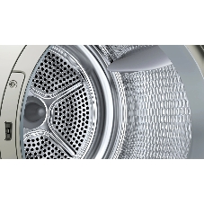 Сушильная машина Bosch WQK2521XME серебристый, 10 кг, сушка - конденсационная, программ - 14, 59.8 x 84.2 x 64.8 см
