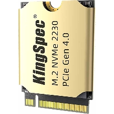 Накопитель SSD Kingspec SSD XF-1TB 2230, 1024GB, M.2(22x30mm), NVMe, PCIe 4.0 x4, R/W 5000/4400MB/s, IOPs н.д./н.д., TBW 1200, DWPD 1.07 (3 года)