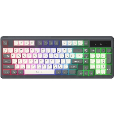 Клавиатура Oklick 731G проводная, USB Type-A, серый/белый