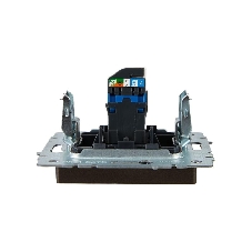 Розетка компьютерная RJ45 кат.6 РК11-БрТБ IEK BRITE BASE Темн.бронза