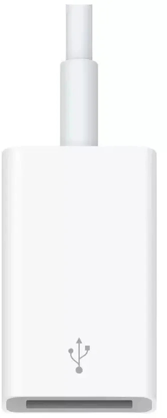 Адаптер Apple MJ1M2ZM/A USB-USB-C белый 0.11м (MJ1M2FE/A)