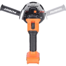 Машина углошлифовальная аккумуляторная PATRIOT AG 125L UES, диска 125мм, 7500 об/мин, виброзащитная дополнительная рукоятка,