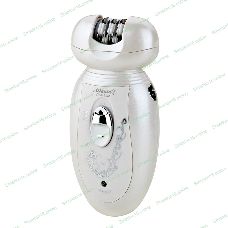 Эпилятор ATLANTA, ATH-6641, 3 в 1, 2ск, насадки для бритья, работа от аккум, долговечная батарея Ni-MH, низкий ур шума, белый/перламутровый.