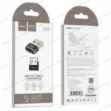 Переходник HOCO UA6 USB to Type-C, черный