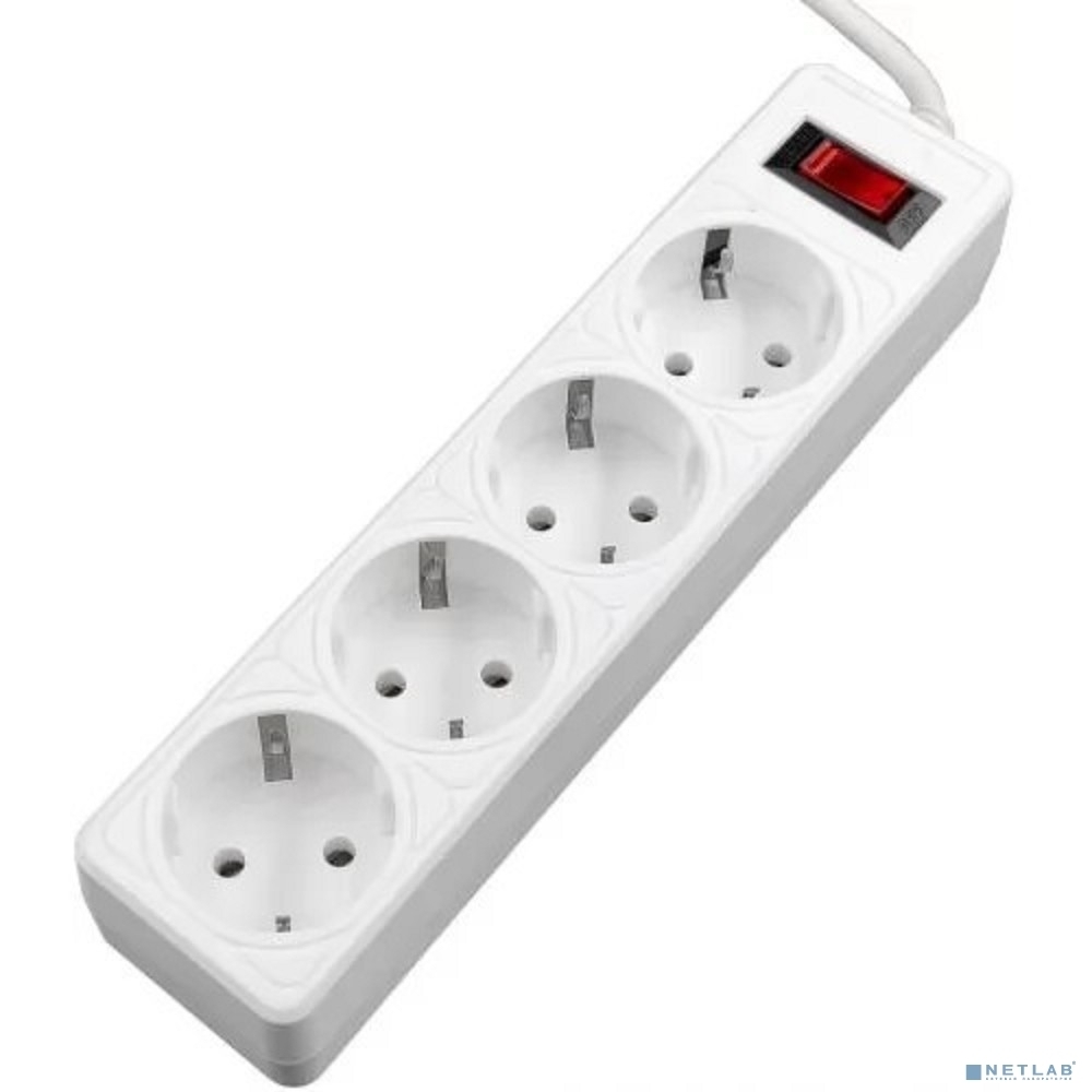 Сетевой фильтр 5bites GARDA SP4W-530 4S / 3*0.75MM2 / 3M / WHITE