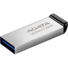 Флешка USB ADATA UR350 (UR350-128G-RSR/BK), 128Gb, USB 3.2, R/W 100/15, серебристый/черный