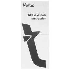 Оперативная память Netac Shadow III, DDR4, 8GB (1x8GB), 3200 MHz, CL16, с радиатором, белый
