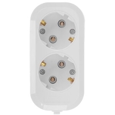 Удлинитель Smartbuy SBE-16-2-03-Z 2 гнезда 3 метра 16А/3,5 кВт с заземлением ПВС 3х1 мм2