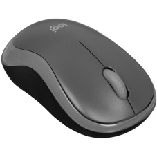 Мышь беспроводная Logitech M186 черный/серый, 1000 dpi, радиоканал, USB, кнопки - 3