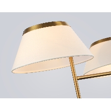 Люстра Ambrella light LH72471/3 BS/WH латунь/белый Е14/3 max 40W D800*290-1080