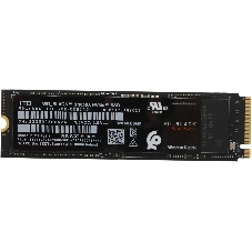 Накопитель SSD WD 1Tb Black SN850X, M.2(22x80мм), NVMe, PCIe 4.0 x4, 3D TLC, R/W 7300/6300Mb/s, IOPs 800 000/1 100 000, TbW 600, DWPD 0.3 (12 мес.)