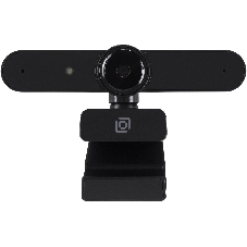 Веб-камера OKLICK OK-C031FH 1920x1080, 30 кадр/с, USB Type-A, микрофон (шумоподавление), автоматическая фокусировка, универсальное крепление