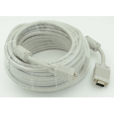 Кабель VGA DB15 (m)/DB15 (m) 30м феррит.кольца (CABLE30)