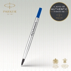 Стержень роллер Parker Quink Z01 (CW1950327) M 0.7мм, синие чернила, блистер (2шт)