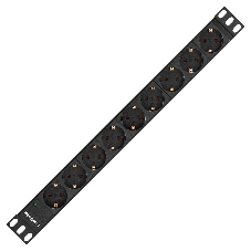 Блок розеток горизонтальный ExeGate ServerPro PDU-19H907 Al-9S-C20, 19