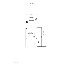 Вытяжка Kuppersberg TUBA 35 B, цилиндрическая, островная, 35 см, электронное кнопочное управление, таймер, отвод/рециркуляция, 3 скорости, производительность 850 м3/ч, LED освещение, обратный клапан, уровень шума 68 дБ, угольный фильтр CF110 (опция), цвет черный
