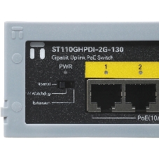 Коммутатор Netis ST110GHPDI-2G-130, 8×100 Мбит/с PoE+ + 2×1 Гбит/с, неуправляемый