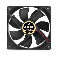 Вентилятор для корпуса ExeGate ExtraPower EP12025S2P черный, 120 мм, 1800 об/мин, 28 дБ, 2 pin