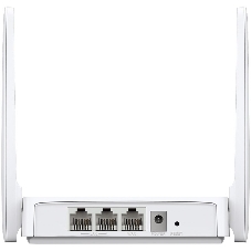 Роутер Mercusys 300Mbps Multi-Mode Wireless N Router, 2× Fixed External Antennas, 2× 10/100 Mbps LAN Ports, 1× 10/100 Mbps WAN Port, FEATURE: Access Point Mode, WPS/Reset Button, IPTV, IPv6, Beamforming, MU-MIMO, Parental Controls, Guest Network