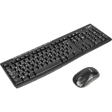 Комплект клавиатура+мышь Logitech MK270 беспроводной, USB, 1000 DPI, чёрный