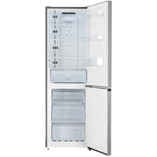 Холодильник Gorenje NRKE62XL серебристый металлик двухкамерный 203/99л морозилка снизу, No Frost