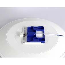 Потолочный светодиодный светильник Ambrella light FZ1221 WH белый IP44 18W 4200K D302*50 (Без ПДУ)