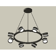 Светильник Ambrella light XB9198202/8 SBK/FR черный песок/белый матовый GX53 (C9198, N8478)