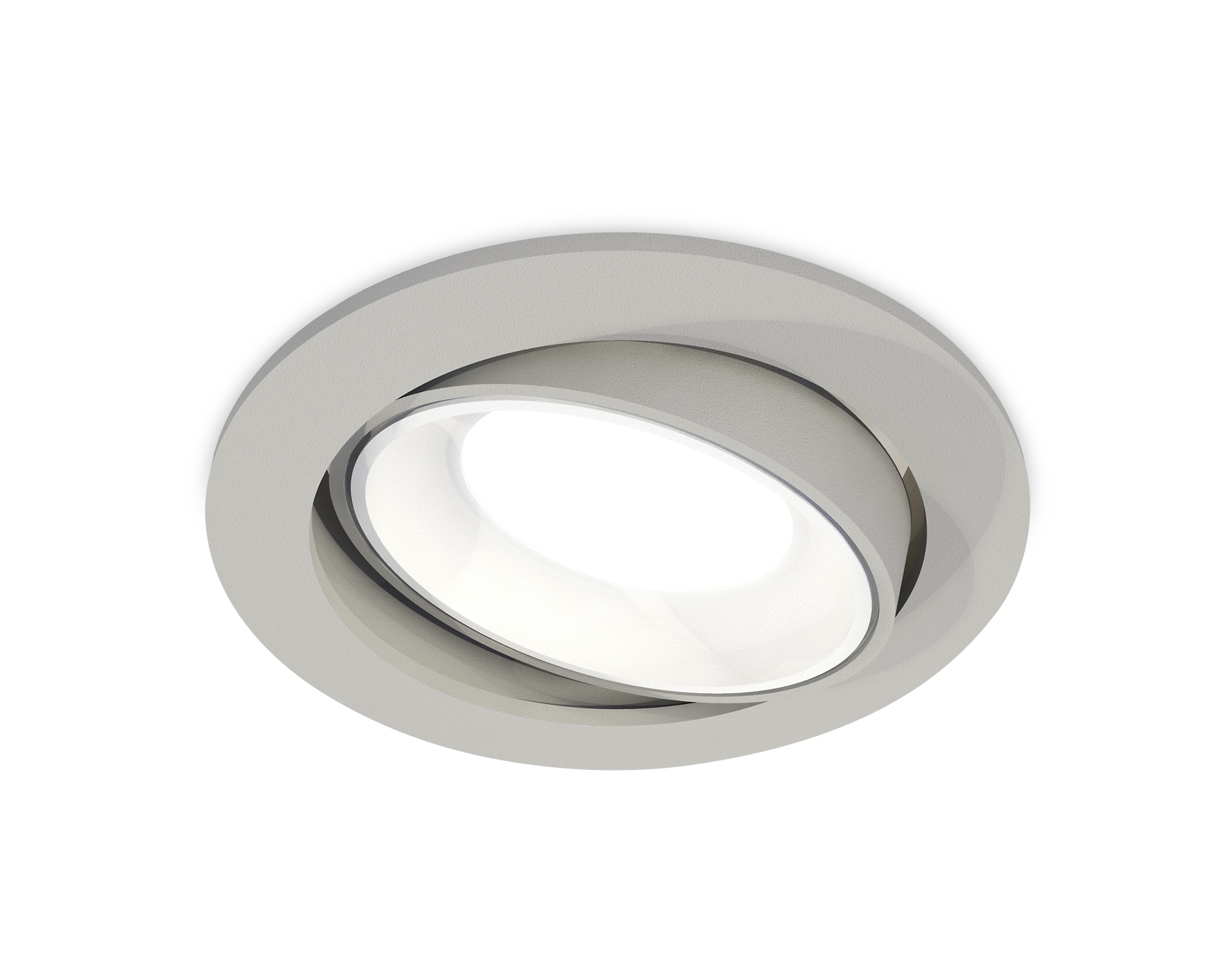 Комплект встраиваемого поворотного светильника Ambrella light XC7653001 SGR/SWH серый песок/белый песок MR16 GU5.3 (C7653, N7020)