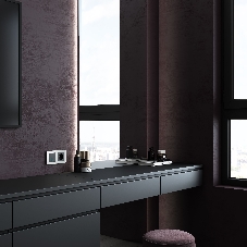 Рамка на 2 поста Platinum (алюминий) W0022606