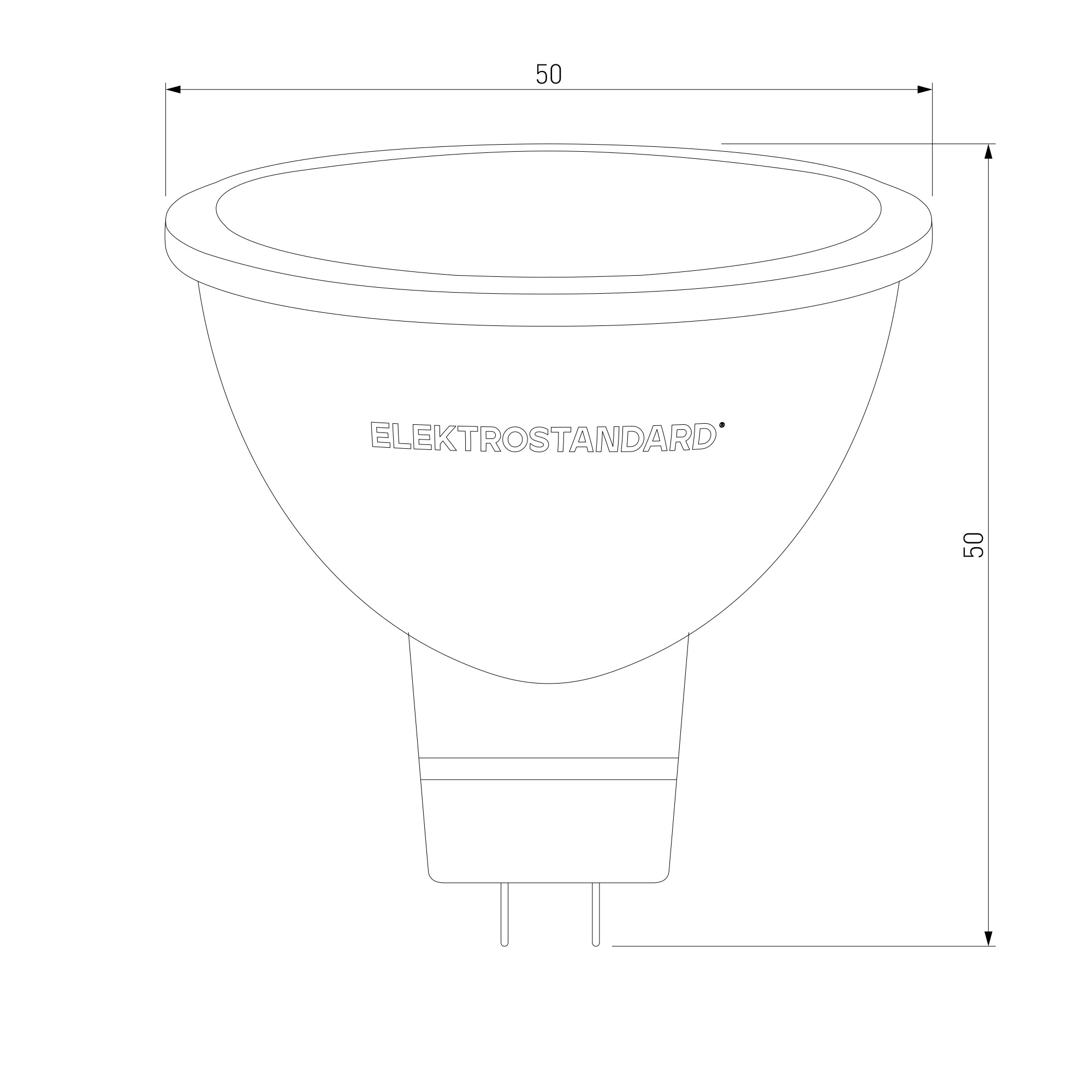 Dimmable 7W 4200K G5.3 (BLG5317) / Светодиодная лампа