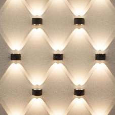 1555 TECHNO LED / Светильник садово-парковый со светодиодами TWINKY DOUBLE белый