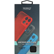 Чехол (клип-кейс) BoraSCO для Samsung Galaxy A15 Microfiber Case черный (72894)
