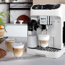 Кофемашина автоматическая DeLonghi ECAM 320.60 W белый, исп. кофе - молотый/зерновой, 1.9 л, 1450 Вт, 15 Бар.